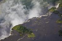The Border between Zambia and ZImbabwe